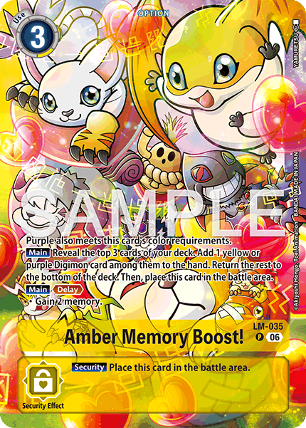 LM-035, P, Amber Memory Boost! (ST23/ST24 Reprint)