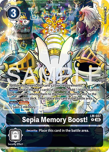 LM-037, P, Sepia Memory Boost! (ST23/ST24 Reprint)