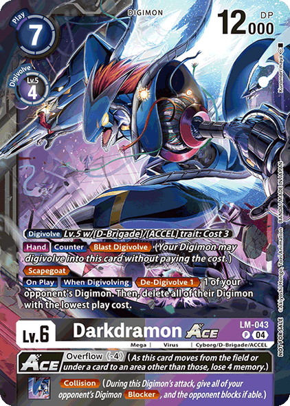 LM-043, P, Darkdramon ACE (BT21 Box Topper)