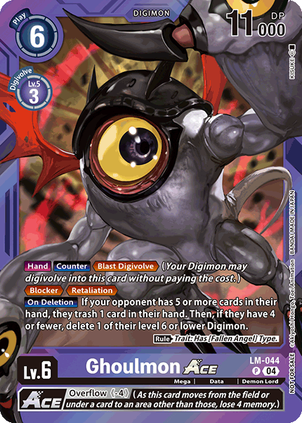 LM-044, P, Ghoulmon ACE (BT21 Box Topper)