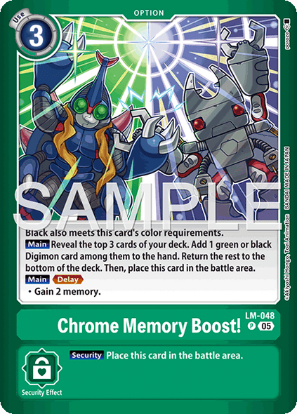 LM-048, P, Chrome Memory Boost!