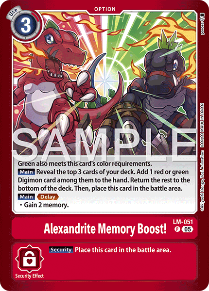 LM-051, P, Alexandrite Memory Boost!