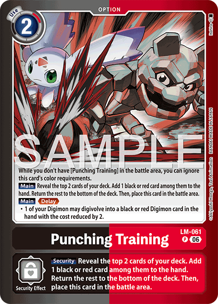LM-061, P, Punching Training