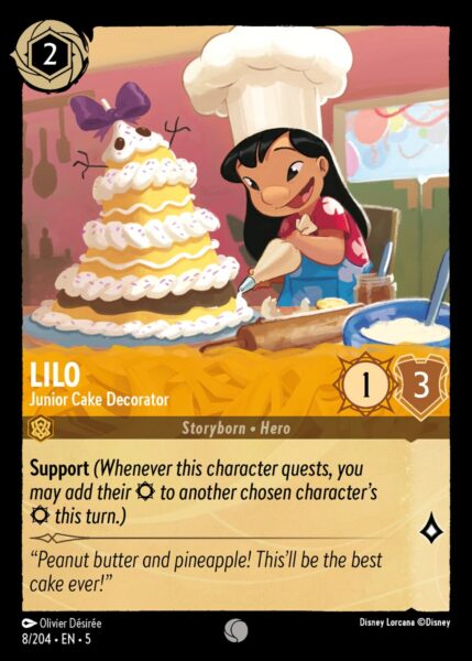 5SSK-008, C, Lilo - Junior Cake Decorator (Foil)