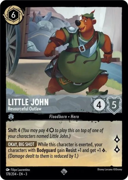 3INK-178, SR, Little John - Resourceful Outlaw