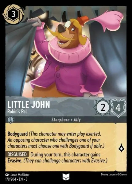 3INK-179, UC, Little John - Robin's Pal (Foil)