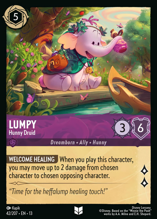 13ATK-042, UC, Lumpy - Hunny Druid