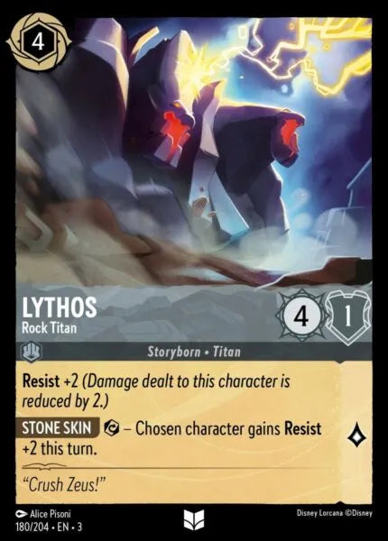 3INK-180, UC, Lythos - Rock Titan (Foil)