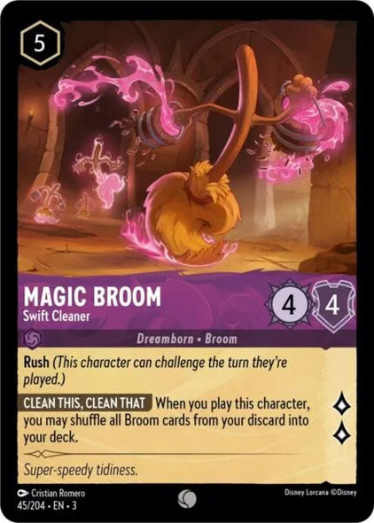 3INK-045, C, Magic Broom - Swift Cleaner