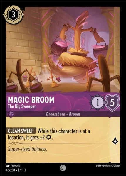 3INK-046, C, Magic Broom - The Big Sweeper (Foil)