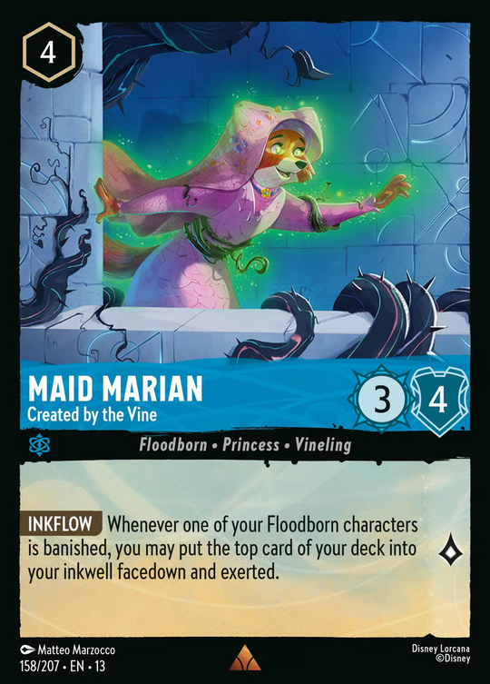 13ATK-158, R, Maid Marian - Created by the Vine