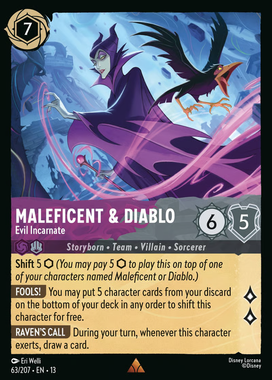 13ATK-063, R, Maleficent & Diablo - Evil Incarnate
