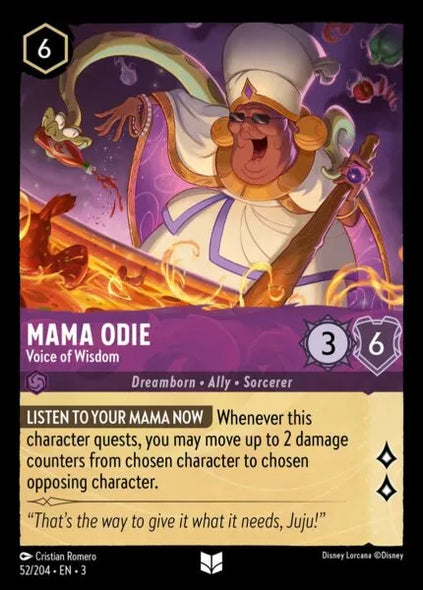 3INK-052, UC, Mama Odie - Voice of Wisdom (Foil)