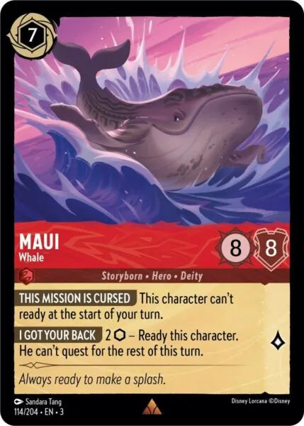3INK-114, R, Maui - Whale (Foil)