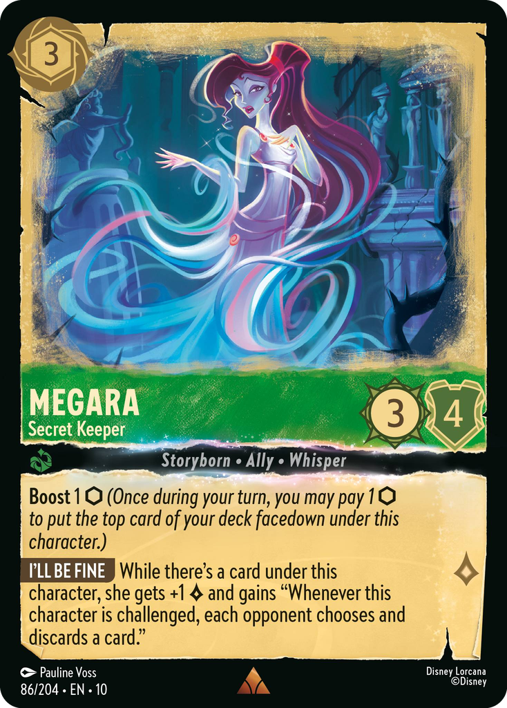 10WHI-086, R, Megara - Secret Keeper (Foil)