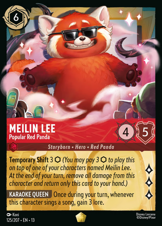 13ATK-125, L, Meilin Lee - Popular Red Panda