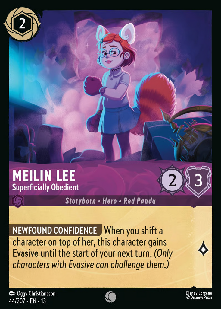 13ATK-044, C, Meilin Lee - Superficially Obedient (Foil)
