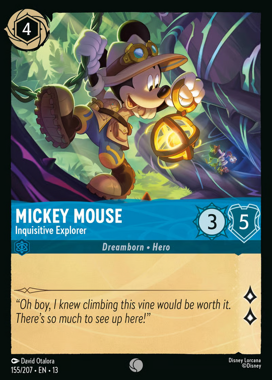13ATK-155, C, Mickey Mouse - Inquisitive Explorer