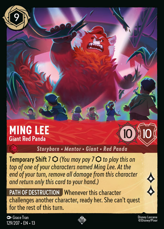 13ATK-129, SR, Ming Lee - Giant Red Panda (Foil)