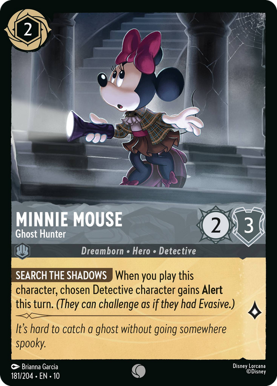 10WHI-181, C, Minnie Mouse - Ghost Hunter (Foil)