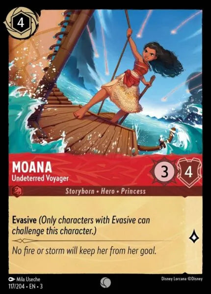 3INK-117, C, Moana - Undeterred Voyager (Foil)