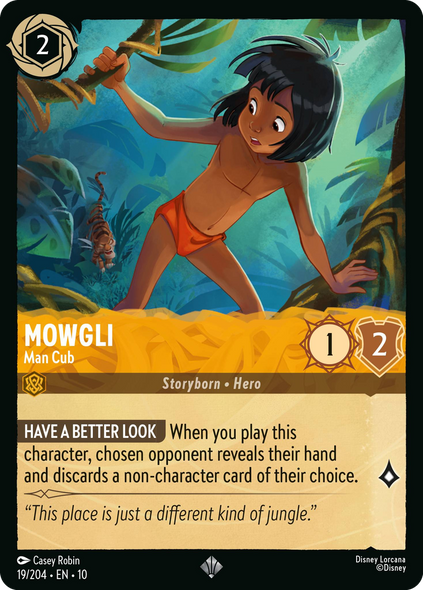 10WHI-019, SR, Mowgli - Man Cub