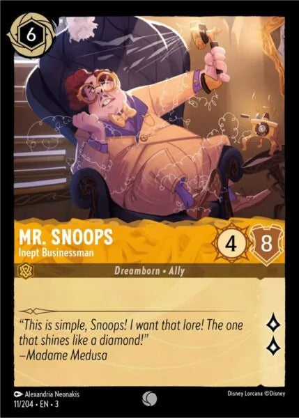 3INK-011, C, Mr. Snoops - Inept Businessman (Foil)