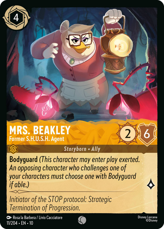 10WHI-011, C, Mrs. Beakley - Former S.H.U.S.H. Agent (Foil)