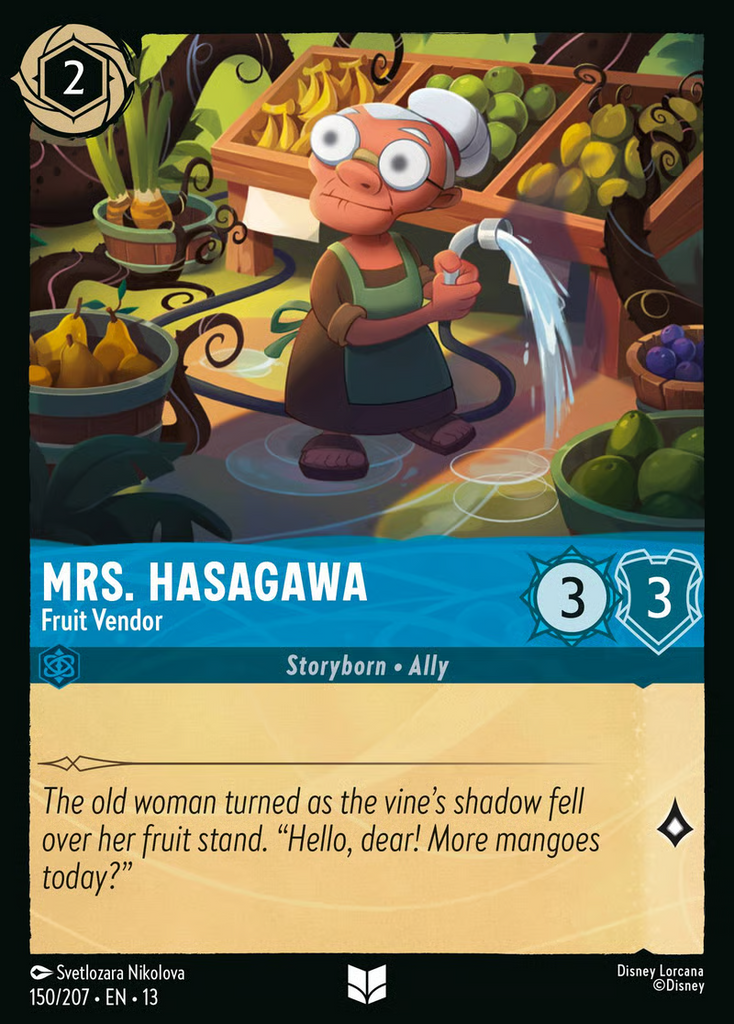 13ATK-150, UC, Mrs. Hasagawa - Fruit Vendor
