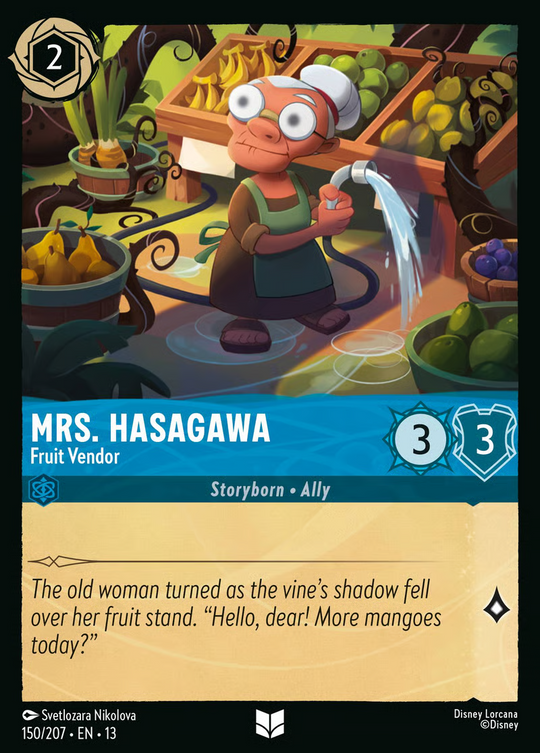 13ATK-150, UC, Mrs. Hasagawa - Fruit Vendor