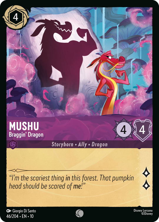 10WHI-046, C, Mushu - Braggin' Dragon