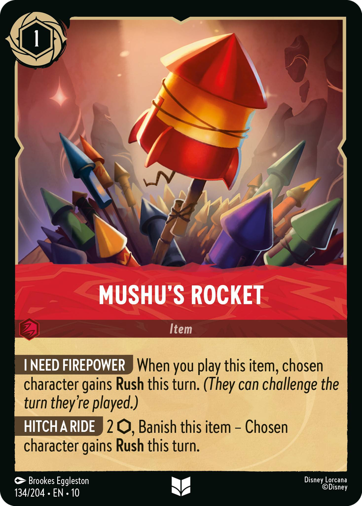 10WHI-134, UC, Mushu's Rocket (Foil)