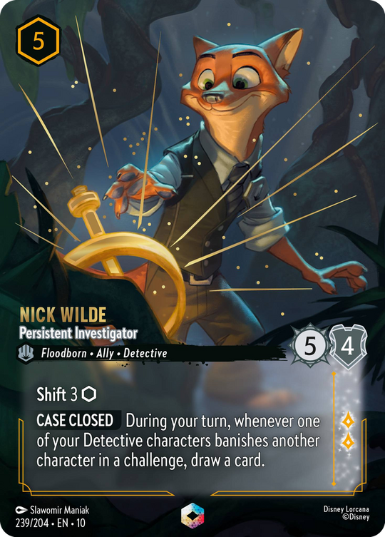 10WHI-239, E, Nick Wilde - Persistent Investigator