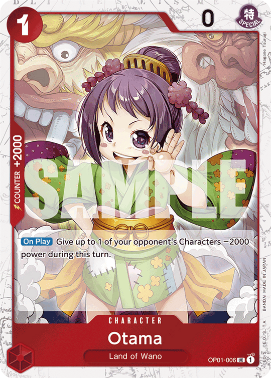 OP01-006, UC, Otama (Reprint) (Foil)