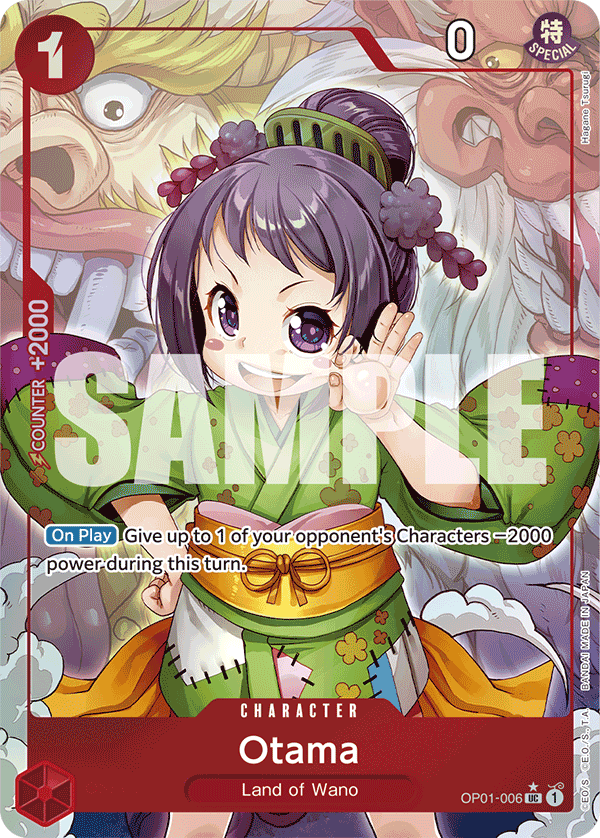 OP01-006, UC, Otama (Reprint) (Alternate Art)