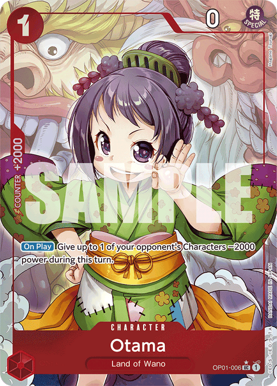OP01-006, UC, Otama (Reprint) (Alternate Art)