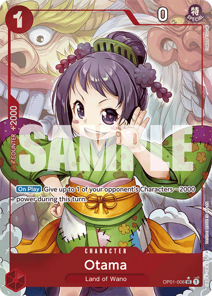 OP01-006, UC, Otama (Reprint) (Alternate Art)