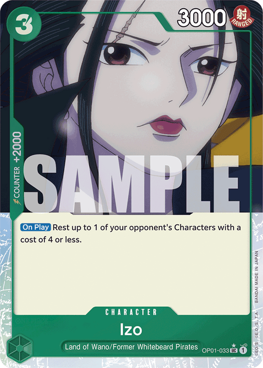OP01-033, UC, Izo (Reprint) (Alternate Art)