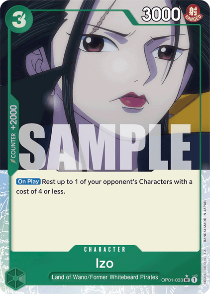 OP01-033, UC, Izo (Reprint) (Alternate Art)