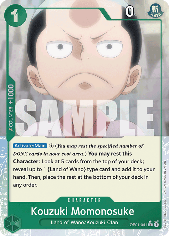 OP01-041, R, Kouzuki Momonosuke (Reprint) (Alternate Art)