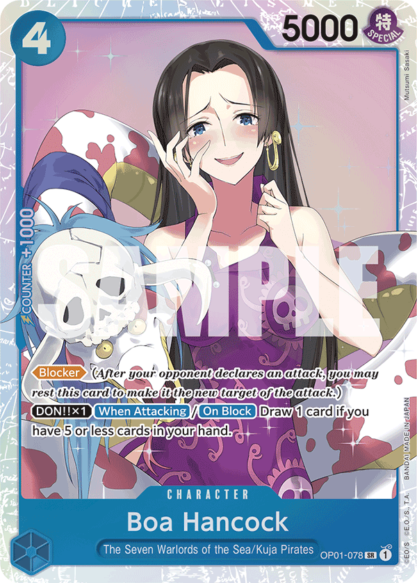 OP01-078, SR, Boa Hancock (Reprint)