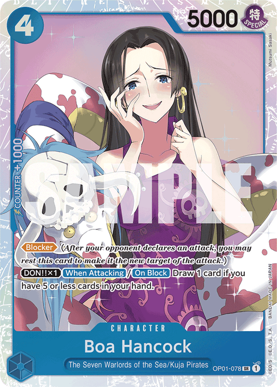 OP01-078, SR, Boa Hancock (Reprint)