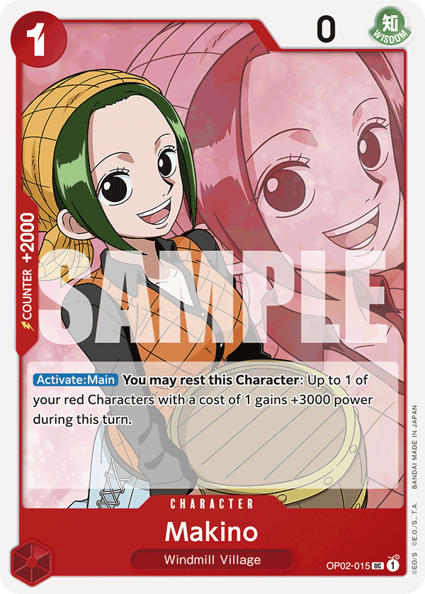 OP02-015, UC, Makino (Reprint)