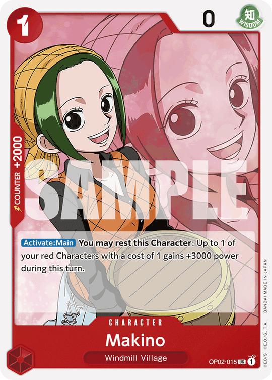 OP02-015, UC, Makino (Reprint)