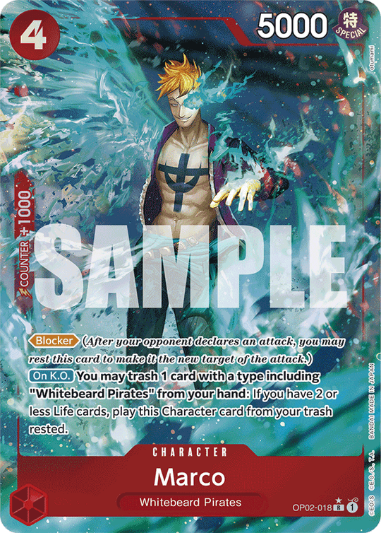 OP02-018, R, Marco (Reprint) (Alternate Art)