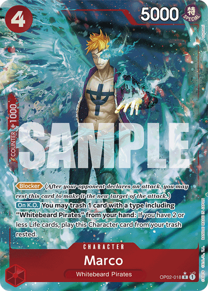 OP02-018, R, Marco (Reprint) (Alternate Art)