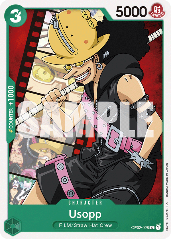 OP02-028, C, Usopp (ST11 version)