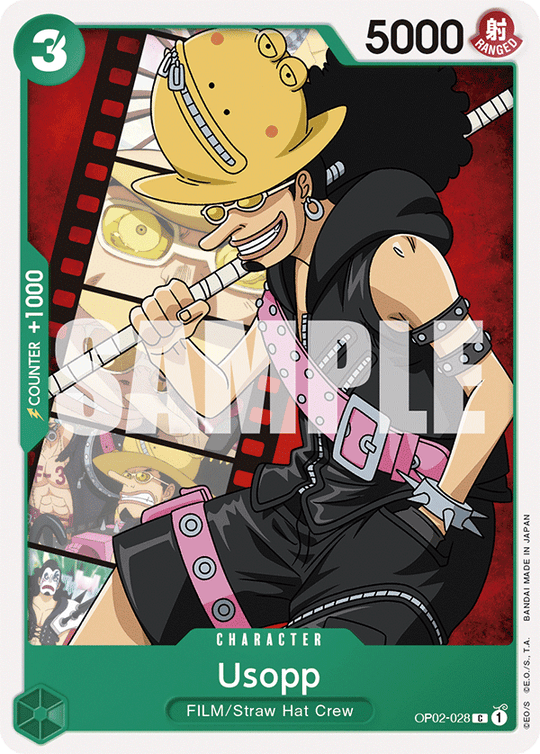 OP02-028, C, Usopp (ST11 version)