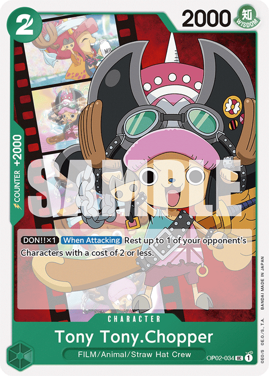 OP02-034, UC, Tony Tony.Chopper (ST11 version)