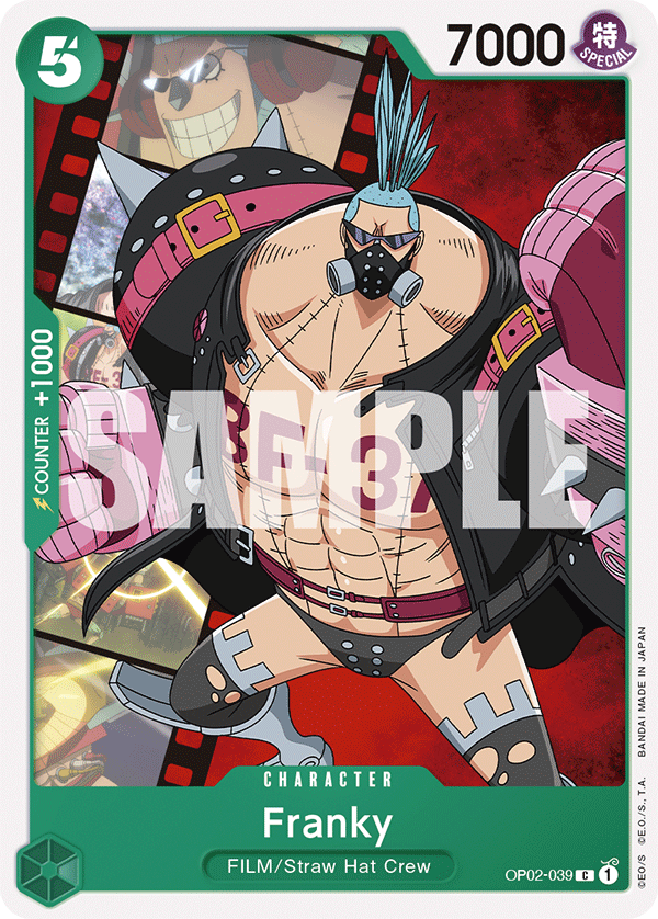 OP02-039, C, Franky (ST11 version)